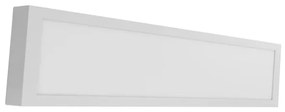 Plafon Led Sobrepor Retangular Branco 48W Irc80 Yamamura - LED BRANCO FRIO (6000K)