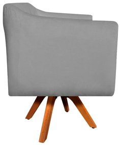 KIT 02 POLTRONAS GIRATORIA JULIA SUEDE G