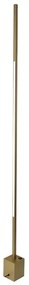Luminaria De Piso Led Aluminio 3000k Dourado 1520lm Fit15