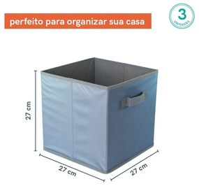 Organizador Dobrável Cinza