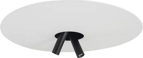 Plafon Led De Sobrepor Aluminio 25,36W 2700K Galileo - BRANCO/PRETO