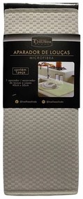 Aparador de louca de microfibra com super absorção - Bege Bege