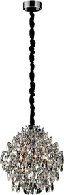 Pendente Cristal K9 Metal Cromado Glamour