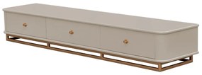 Rack Curve G - Off White com Detalhes Dourado Soleil  Kleiner