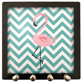 Porta Chaves Flamingo - D'Rossi