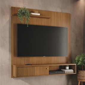 Bancada Suspensa Aurora Cumaru/Opala - Madetec Móveis