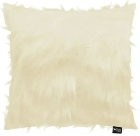 Capa para Almofada Tecido Pelucia Bege Pelo Alto D03 - D'Rossi