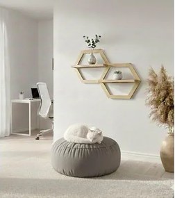Estante Barva Duo Ocre Woodyou 96x20x6 cm