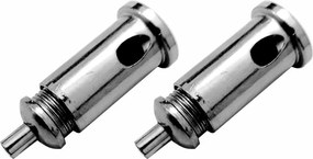 Kit/2 Fixador De Teto Em Aço Niquelado Sem Ajuste Com Rosca M10x1 Para Griper MD-6008