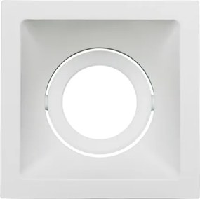 Plafon Embutir Square 9,6Cm Gu10 15W - BRANCO