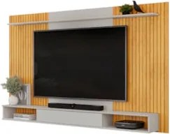 Painel TV 70 Pol 215cm Bancada Suspensa Ethan D04 Cedro/Bali - Mpozena