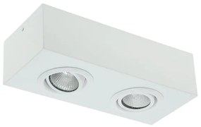 Plafon De Sobrepor Retangular Aluminio