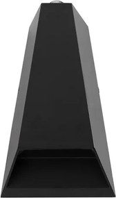 Arandela Led Abs 6W 3000K Ip65 Assimetric - PRETO