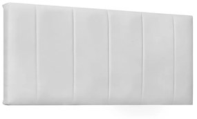 Cabeceira Painel Arizona Para Cama Box Casal 140 cm Corino - D'Rossi - Branco
