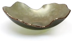 Centro de Mesa Mapa 40cm Dourado Fosco Regina Medeiros