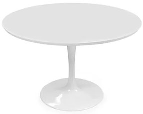 Mesa de Jantar Akemi Redonda Carvalho Amêndoa 120cm - 77342 Sun House