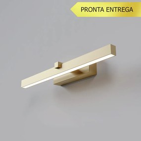 Arandela Horizontal Small 5X8,5X40Cm Led 6W 3000K - Qimporta Ar2523 (PRETO)