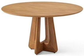 Mesa Jantar Hasan Redonda Cor Champagne 140cm - 77030 Sun House