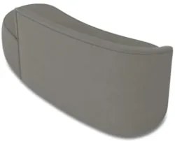 Sofá 3 Lugares Para Sala 180cm Orgânico Wendi Suede Grafite I01  - Mpo