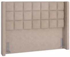 Cabeceira Cama Box Casal King 195cm Pisa Z37 Linho Areia - Mpozenato