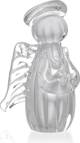 Mini Anjo Uriel Cristal Murano G - Branco  Branco