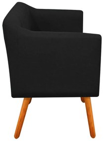 KIT 02 POLTRONAS JULIA LINHO PRETO A79 P