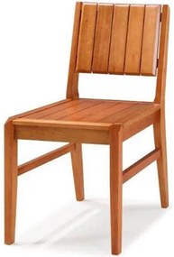 Cadeira Salvador Verniz Jatoba Encosto Ripado 43cm - 40725 Sun House
