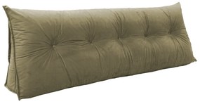 Kit Almofada Mel 1,95 + 4 Almofadas 40x40 Suede Nude
