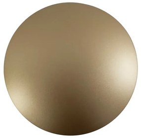 Arandela Led Aluminio Dourado 18W 2700K Pleine Lune