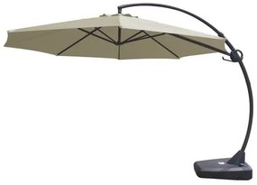 Ombrelone Jamaica Fendi em Aluminio Base HDPE Lateral Tecido Poliester 305cm - 43991 Sun House