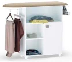 Balcão tábua de Passar Roupa Mariana Branco     - AJL Móveis