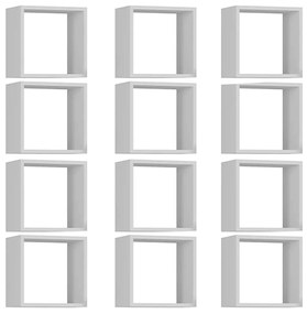 Kit 12 Nichos Organizador 30x30cm Branco G01 - Gran Belo