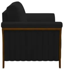 Kit 2 Poltronas Decorativas Sala de Estar 102cm Pés Madeira Roya Z32 V