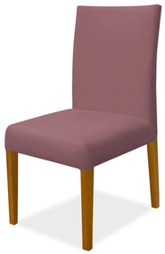 Cadeira de Jantar Milan Veludo Rose