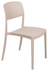 Cadeira Tramontina Serena Areia Empilhável em Polipropileno com Proteção Antimicrobiana