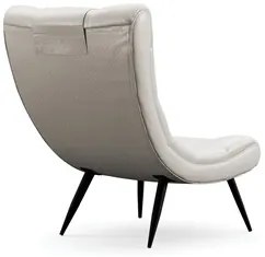 Poltrona Decorativa Para Sala de Estar com Almofada e Pés Palito Lord