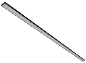Perfil Led Sobrepor Aluminio 21W 24V 1M 2700K Way - PRETO