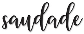 Palavra para parede Saudade