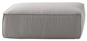 Pufe Family Box Tecido Linho Cinza 120x40cm - 66206 Sun House