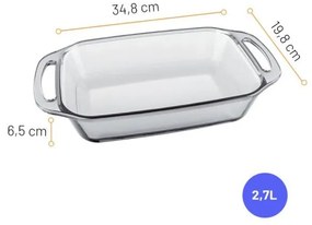 Assadeira Retangular Marinex Seletta 2,7L
