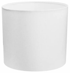 Cúpula Abajur Cilíndrica Cp-8012 Ø30x25cm Branco