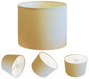 Cúpula abajur e luminária cilíndrica vivare cp-7013 Ø30x30cm - bocal nacional