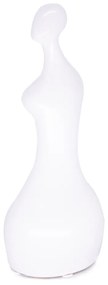 Escultura Decorativa Em Cerâmica Corpo Humano Branco 25 Cm - D'Rossi