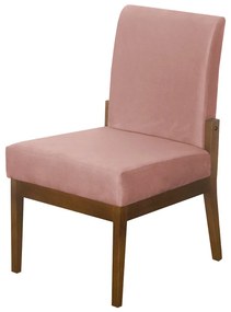 Kit 04 Cadeiras de Jantar Helena Suede Crepe - Decorar Estofados