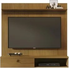 Painel TV 55 Pol e Bancada Suspensa Talyn Z10 Cumaru - Mpozenato