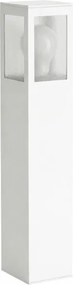 Balizador Alumínio Vidro Pontilhado 30cm Ip54 Garten - BRANCO