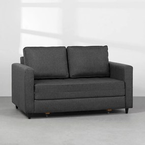 Sofá-Cama Mira Casal Trama Miúda Grafite - 1,50m