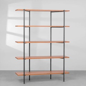 Estante Iron Louro Freijó - 75cm x 180cm
