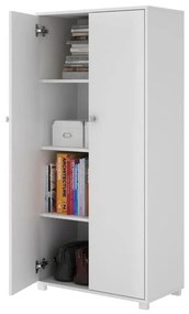 Armário Estante Para Livros Livreiro Multiuso 2 Portas e Prateleiras