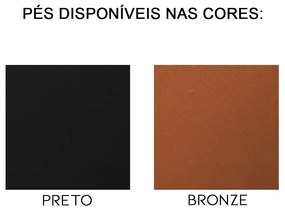 Kit 02 Puffs Redondos para Sala Chloe Suede Cinza Grafite